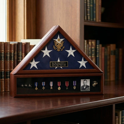 American Flag Case & Medal Display Case - Presidential