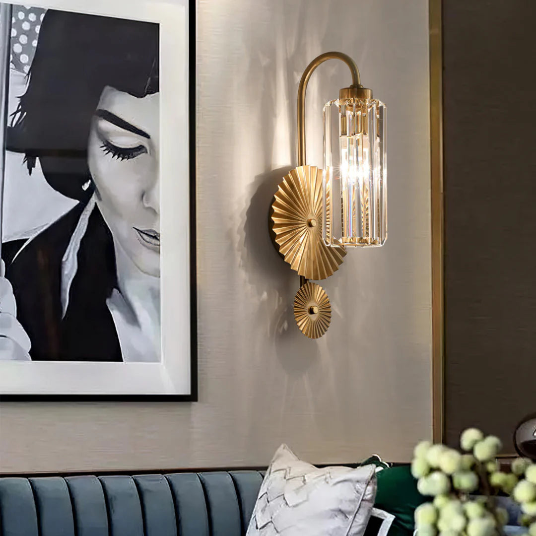 Prismatic Crystal Wall Light