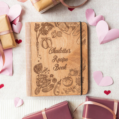 Wooden Recipe Book – Peppers Theme