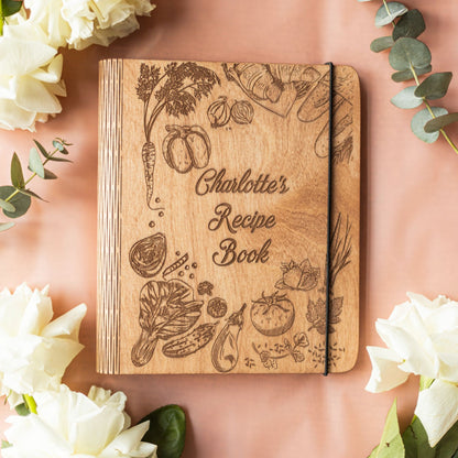 Wooden Recipe Book – Peppers Theme