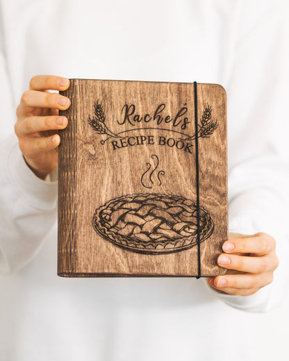 Wooden Recipe Book – Pies & Tarts