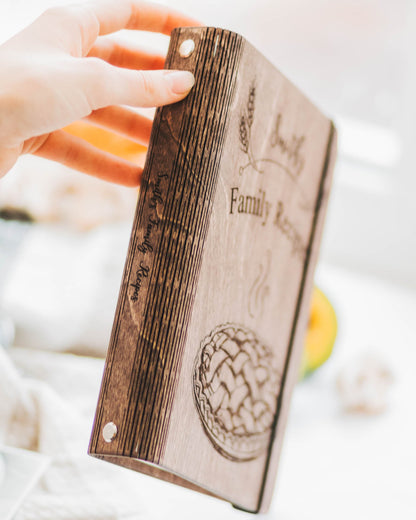 Wooden Recipe Book – Pies & Tarts