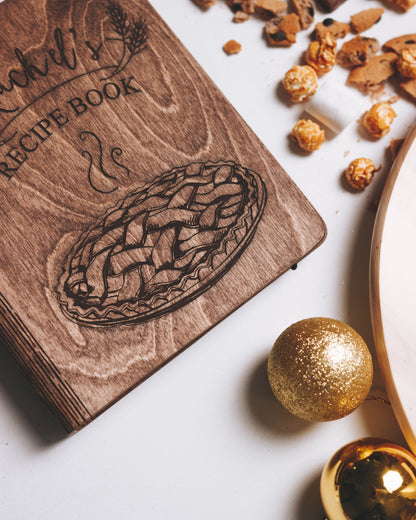 Wooden Recipe Book – Pies & Tarts