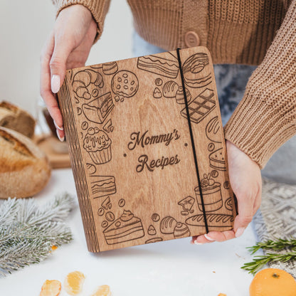 Wooden Recipe Book – Pastries Edition