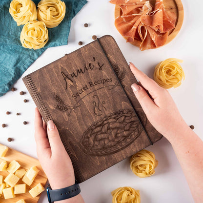 Wooden Recipe Book – Pies & Tarts