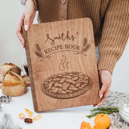 Wooden Recipe Book – Pies & Tarts