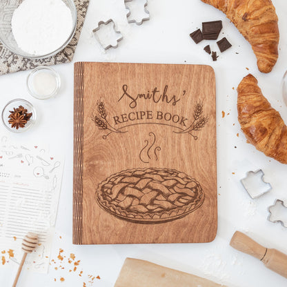 Wooden Recipe Book – Pies & Tarts