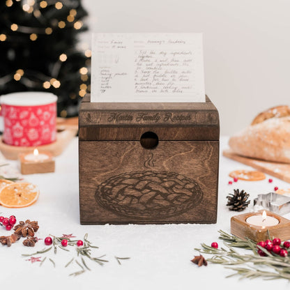 Wooden Recipe Box – Pies & Desserts