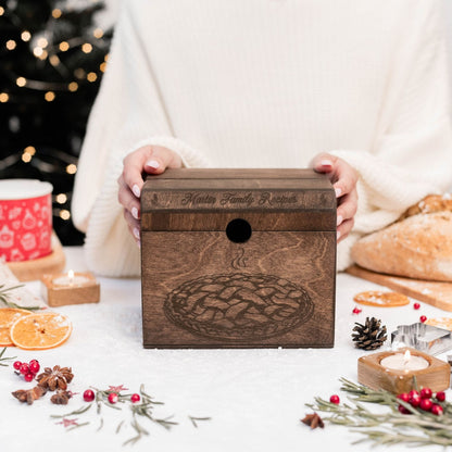 Wooden Recipe Box – Pies & Desserts