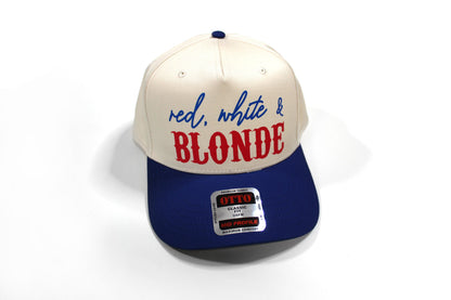 Red, White and Hair Color Snapback