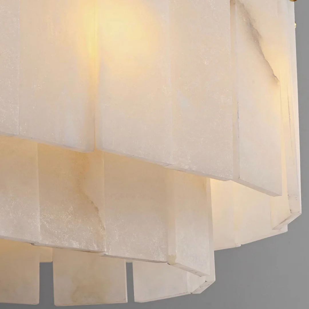Rock Alabaster Chandelier