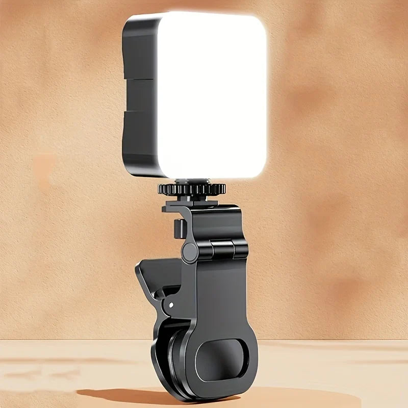 5.5W Pocket Fill Light Portable LED Video Mini Fill Light For Camera Smartphone GoPro Laptop Selfie Adjustable Photography