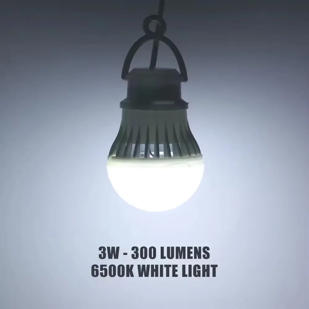3W 5W 7W USB Lamp Bulb Portable Camping Lantern Lamp LED Power Reading Book Light For Outdoor Camping Tent Emergency Lighting