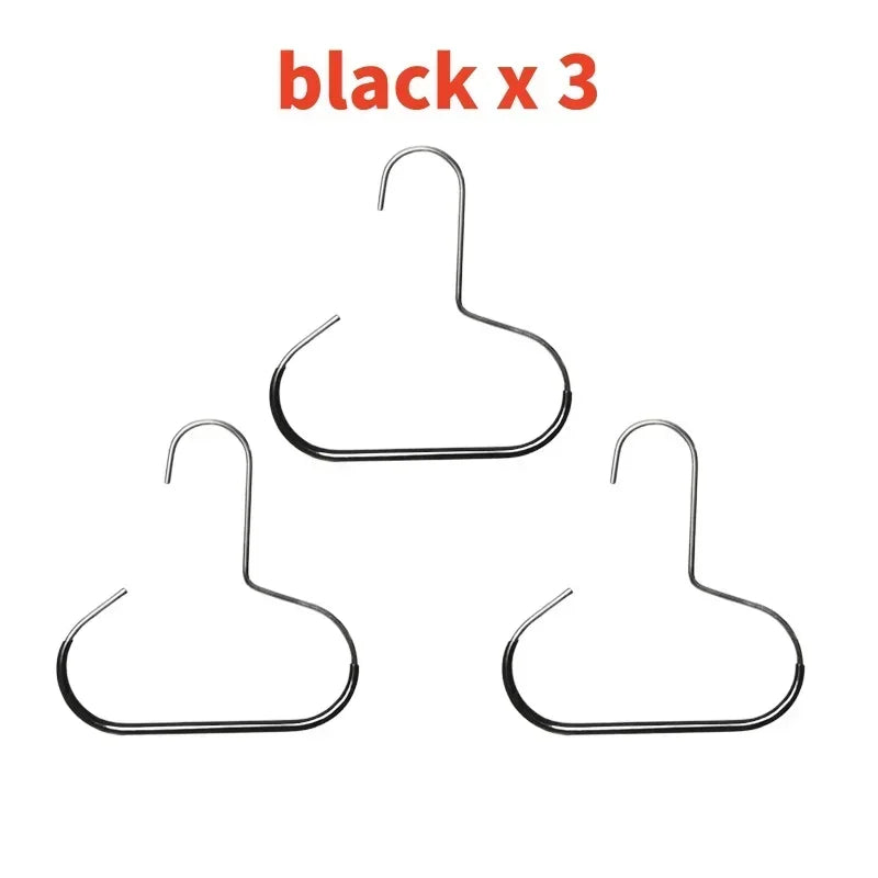 Durable Circle Ring Hat Hanger Non-marking Non-slip Hat Storage Hook Scarf Towel Tie Hanging Rack Hats Display Rack Saving Space