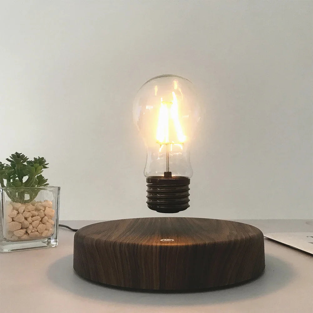 Magnetic Levitation Lamp Creativity Floating Glass LED Bulb Home Office Desk Decoration Birthday Gift Table Novelty Night Light