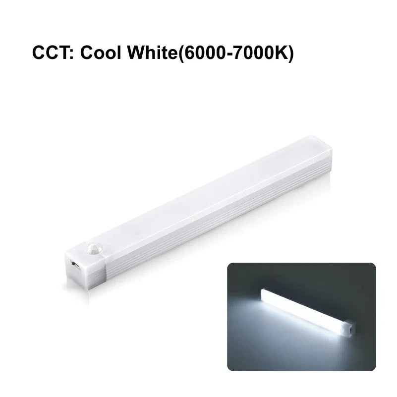 AITHEA PIR Motion Sensor LED Cabinet Light USB Rechargeable Induction Night Light Wireless Portable Detector Lamp for Hallway