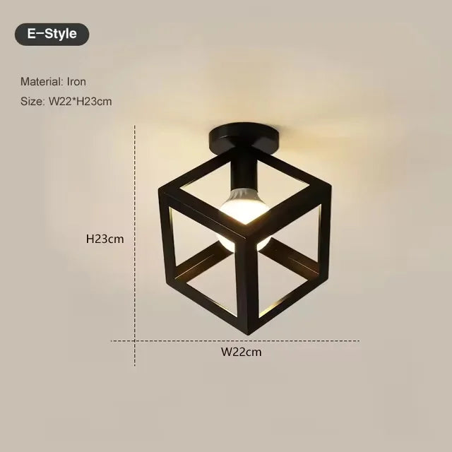 vintage industrial E27 ceiling lamp to enhance your living space. Perfect for adding beauty andNew Stylish, modern, retro