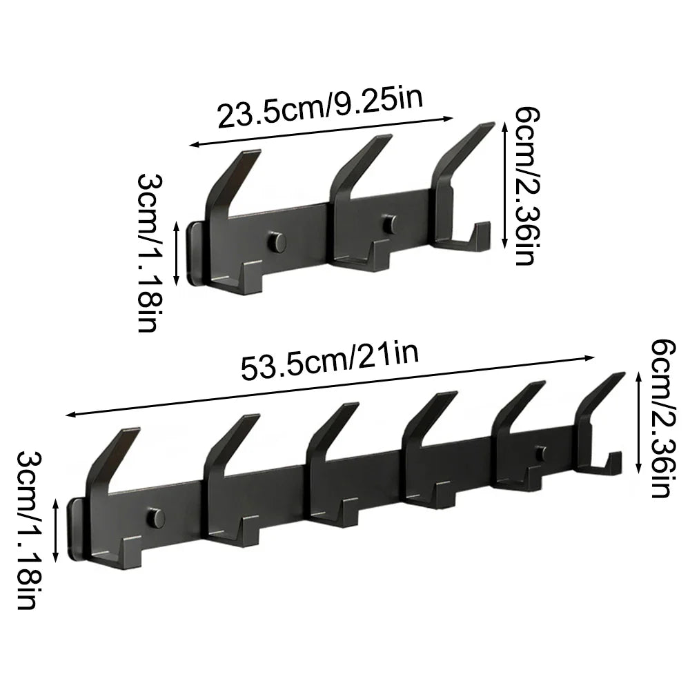 Easy Installation Door Hook-Strong Metal Coat Rack, Suitable for Clothes, Hats and Bags-Space Saving Design, Suitable for Bedroo