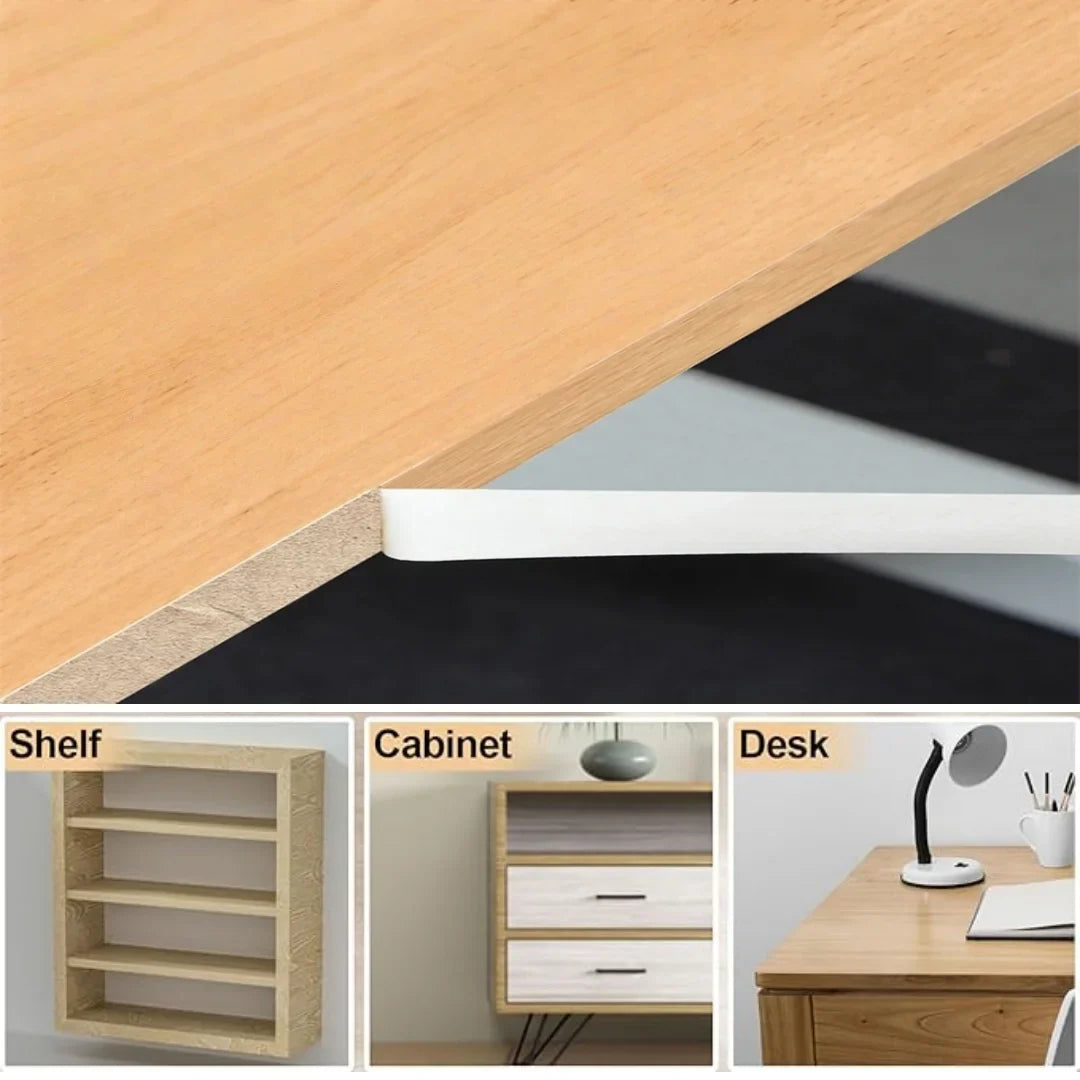 1pc 2cmx10m  Edge Banding Wood Veneer Tape，Birch Wood grain Veneer Edge Banding ， Long Thin Wood grain Veneer Strips