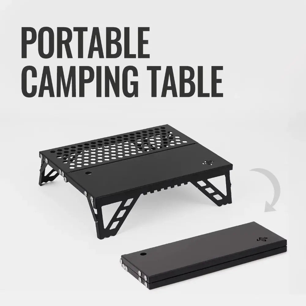 Portable Mini Folding Table Single Person Use Folding Camping Table Ultra Light Aluminum Small Coffee Table Outdoor
