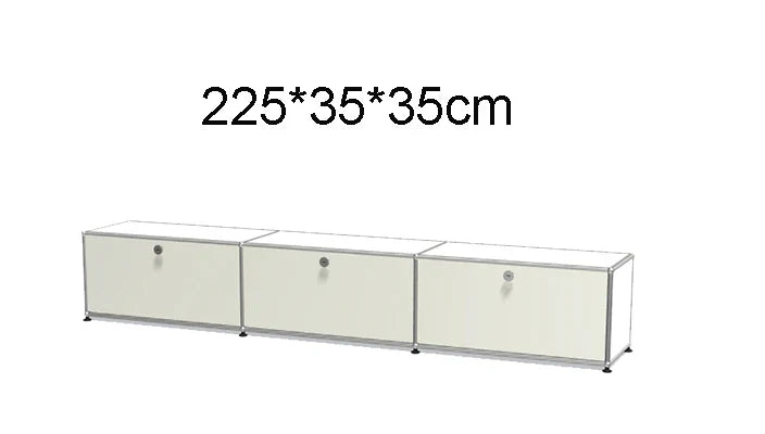 Module Furniture  Storage Modular DIY Shelf Sideboard Customized Size Night Stand Cabinet Stainless Steel Home Use