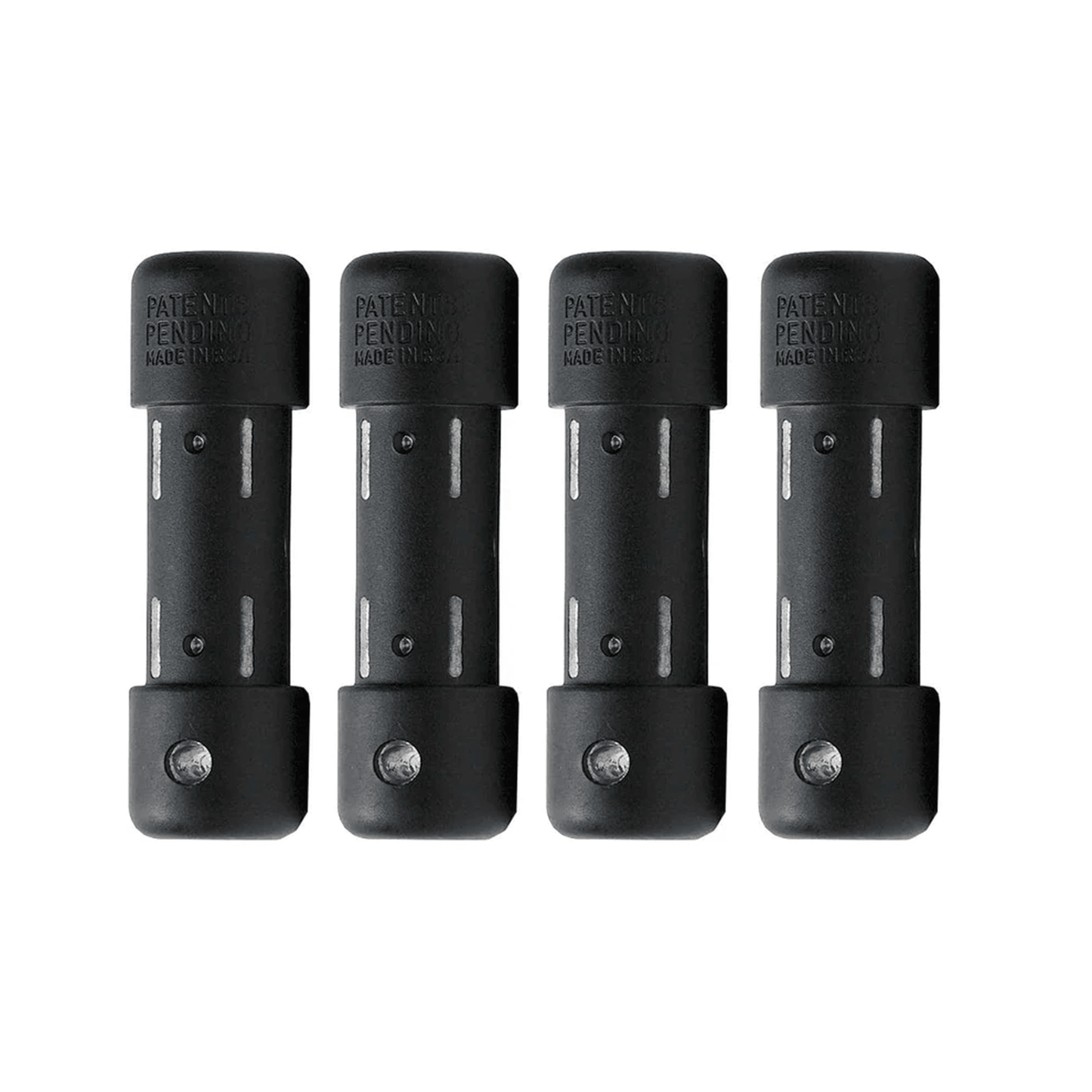 Scuba Diving 1.1lb Slug Weights 4pcs, Black