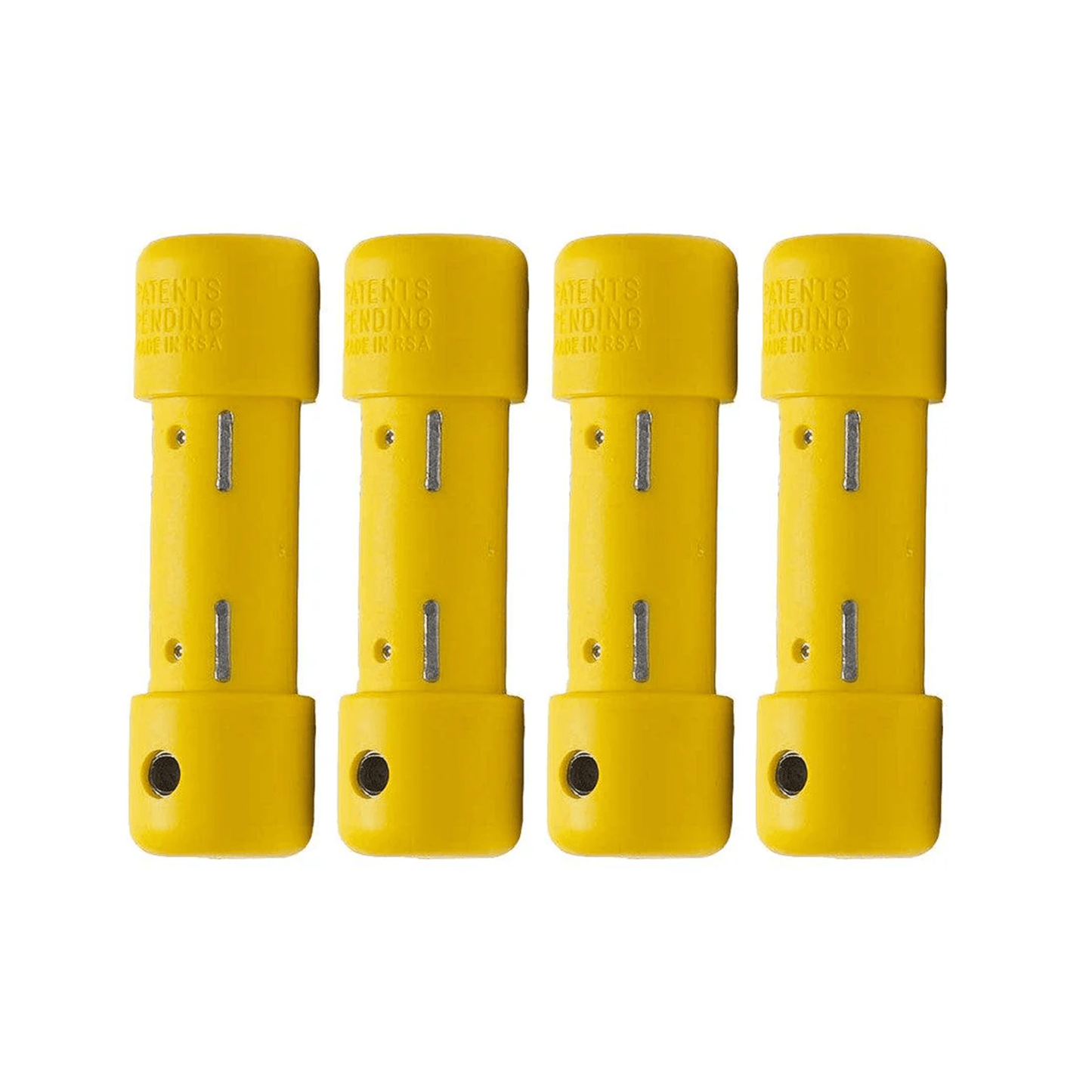 Scuba Diving 1.1lb Slug Weights 4pcs, Yellow