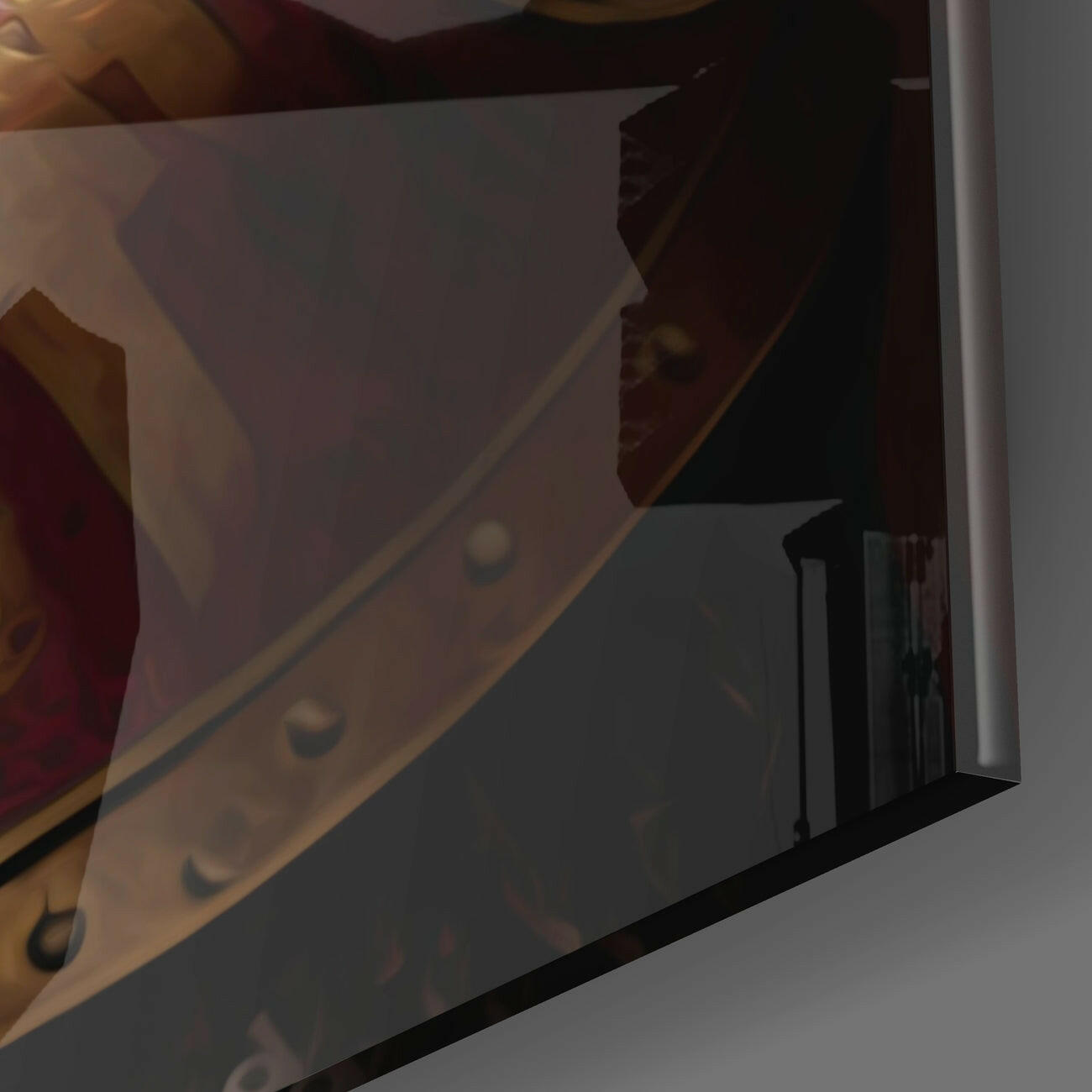 Lion King Glass Wall Art  || Designer Collection