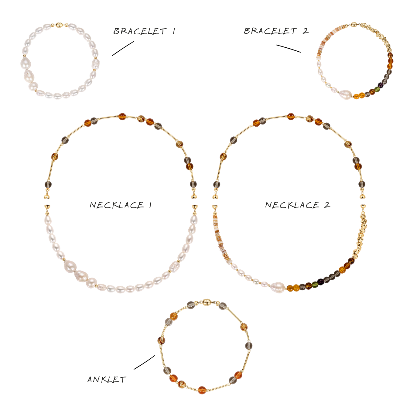 TIKI PEARLS SET