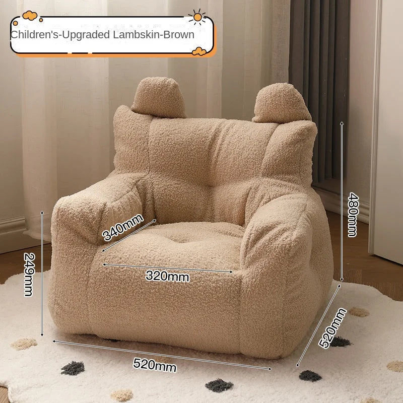 K-STAR Cute and Lazy Sofa Mini Casual Seat Cartoon Children's Sofa Reading Men and Women Simple Sofa Baby Israel Free Shipping