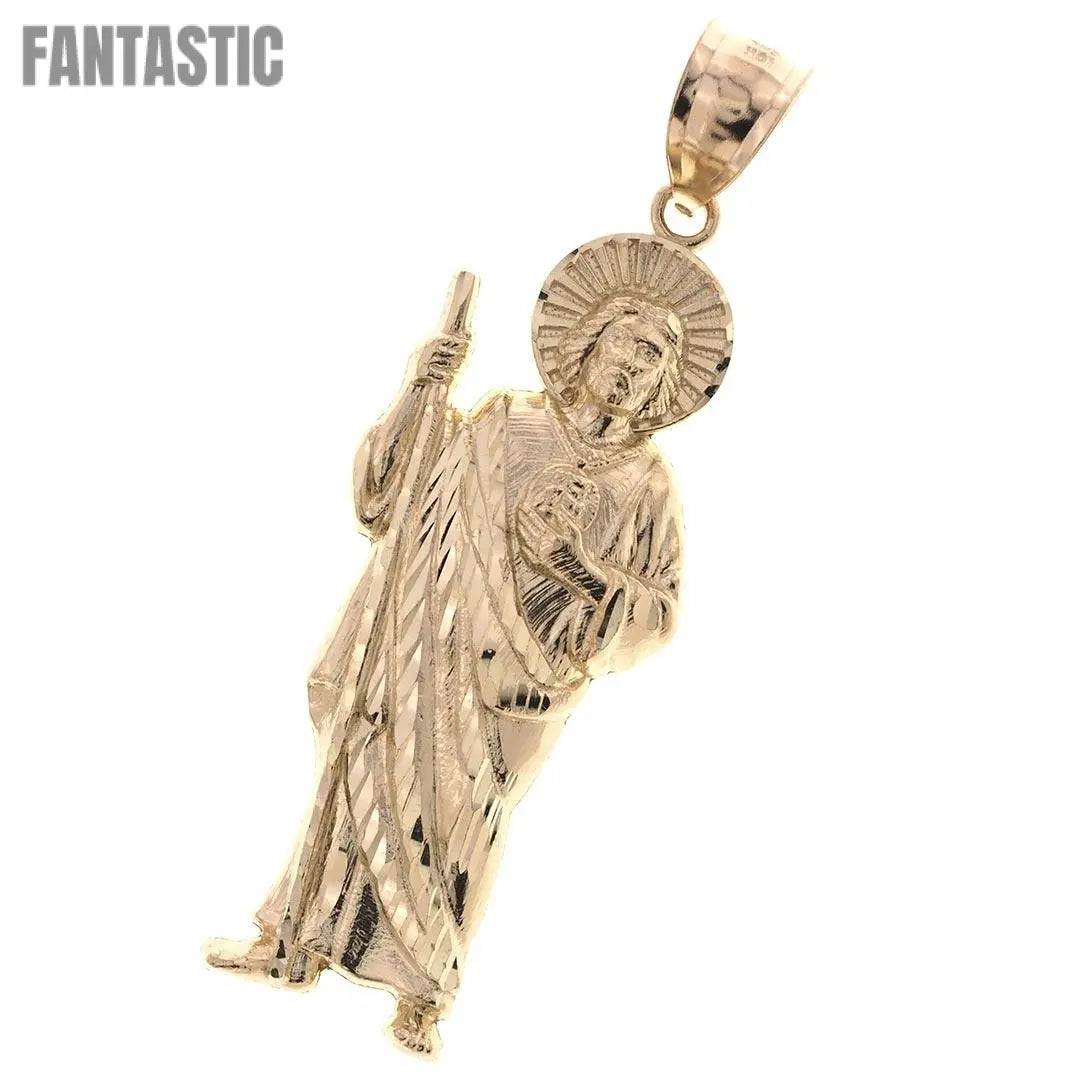 10K Gold Saint Jude Thaddeus Pendant