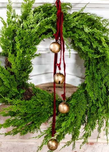26" 4 Bell Hanger, 2 Ribbon Color Options