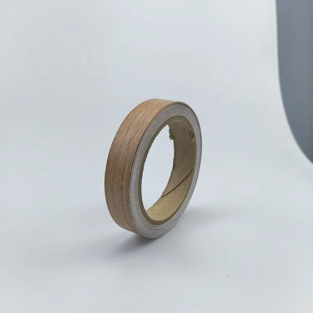 1pc 2cmx10m  Edge Banding Wood Veneer Tape，Birch Wood grain Veneer Edge Banding ， Long Thin Wood grain Veneer Strips