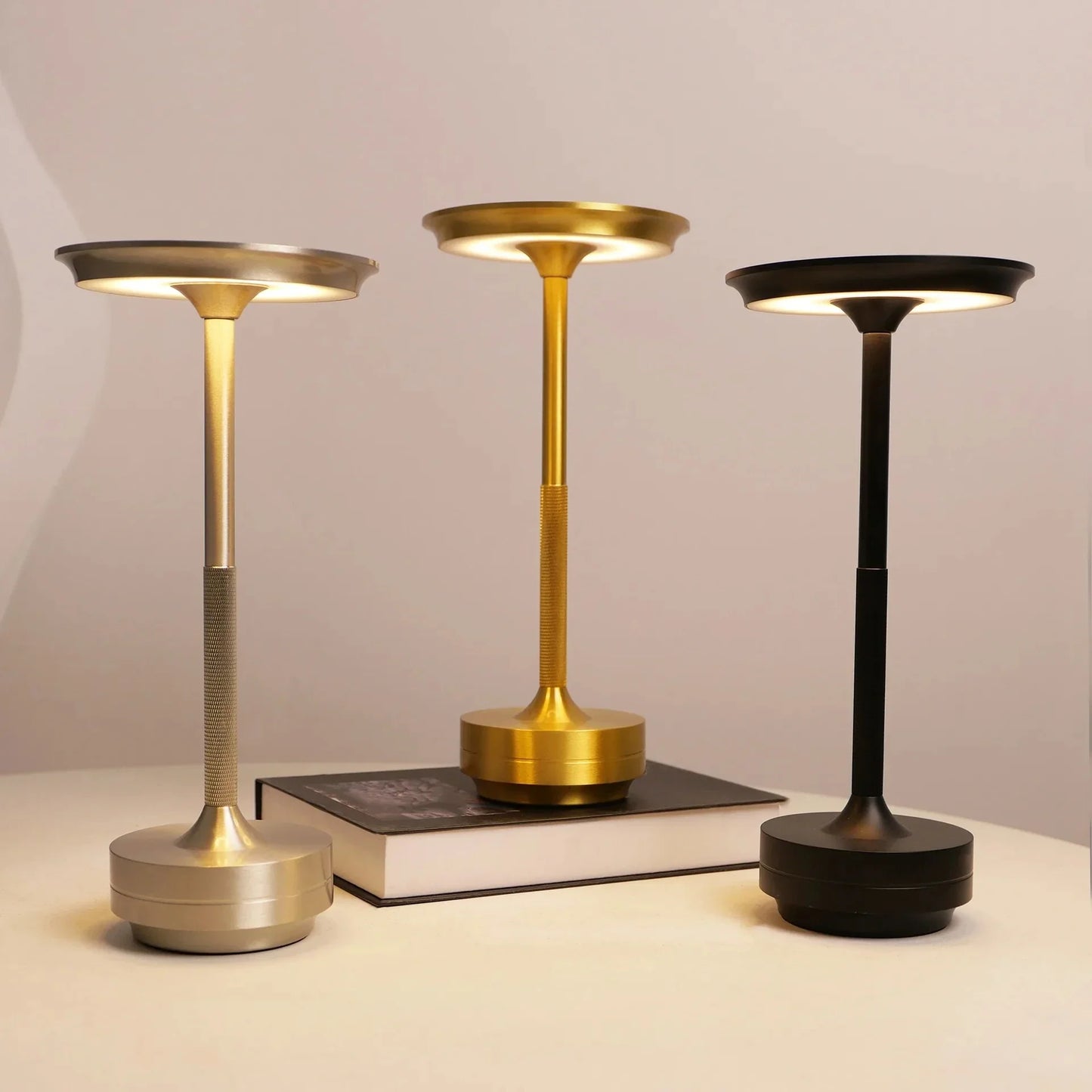 Rechargeable Cordless Table Lamps Portable 6Hours 8Hours Battery Table Light 3000K 6000K LED Table Light