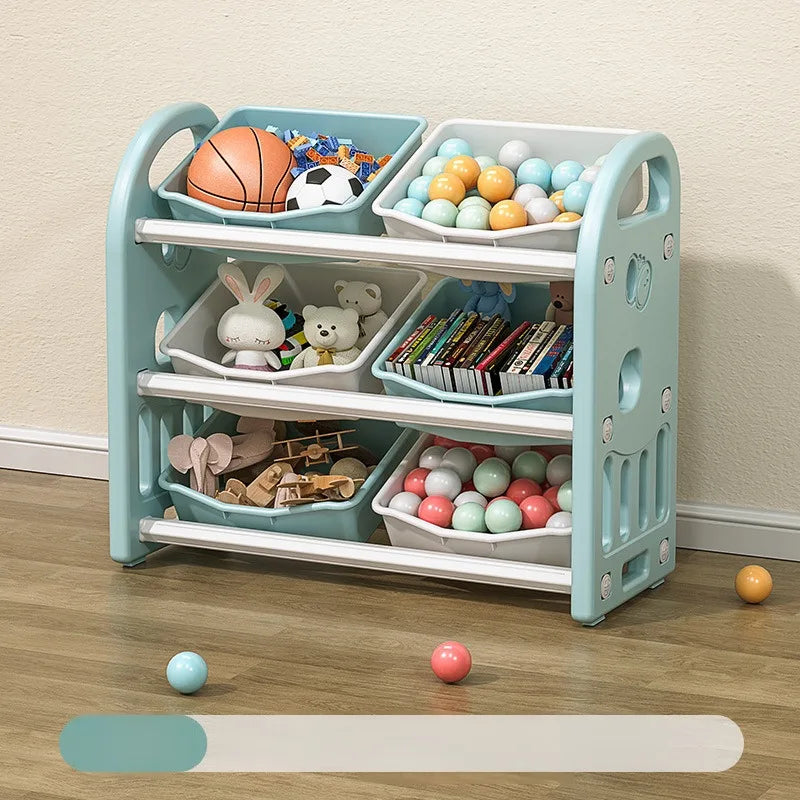 Household Baby toy large capacity storage cabinet Multi functional classification and sorting storage box
