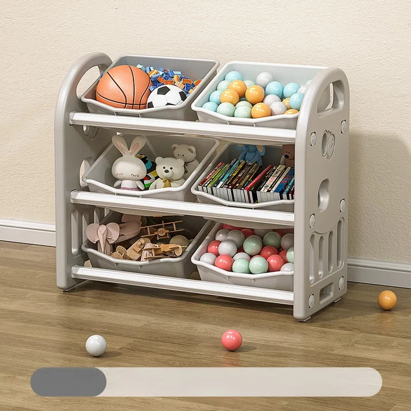 Household Baby toy large capacity storage cabinet Multi functional classification and sorting storage box
