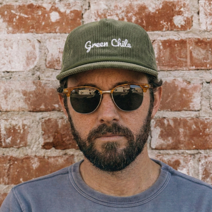 Green Chile Corduroy Rope Hat