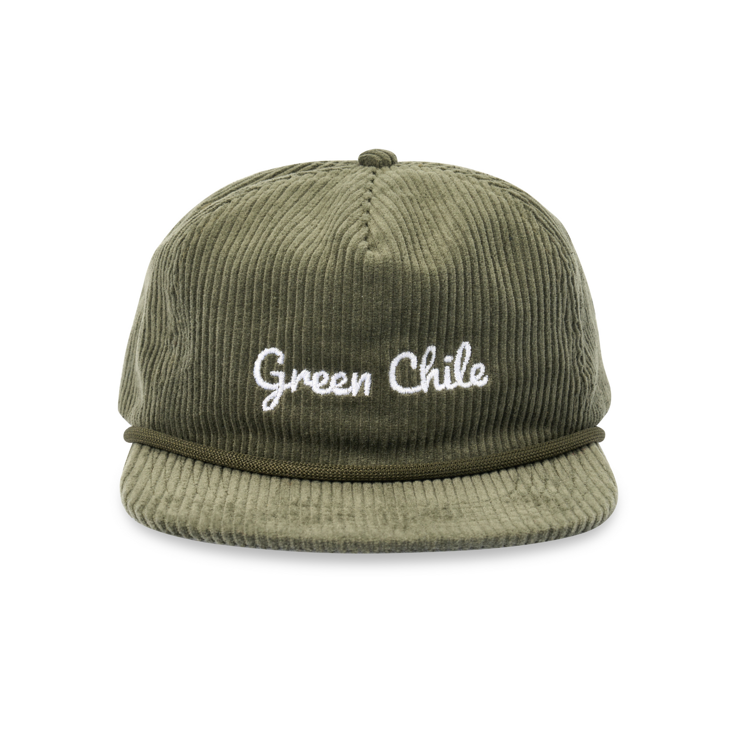 Green Chile Corduroy Rope Hat