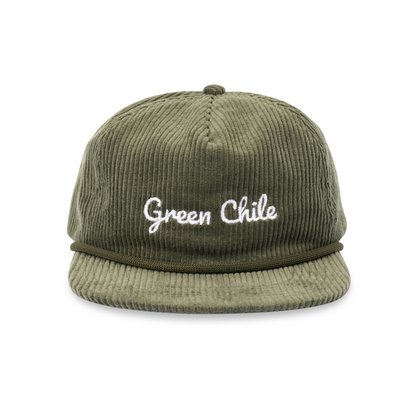 Green Chile Corduroy Rope Hat