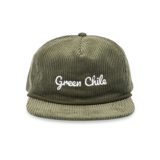 Green Chile Corduroy Rope Hat