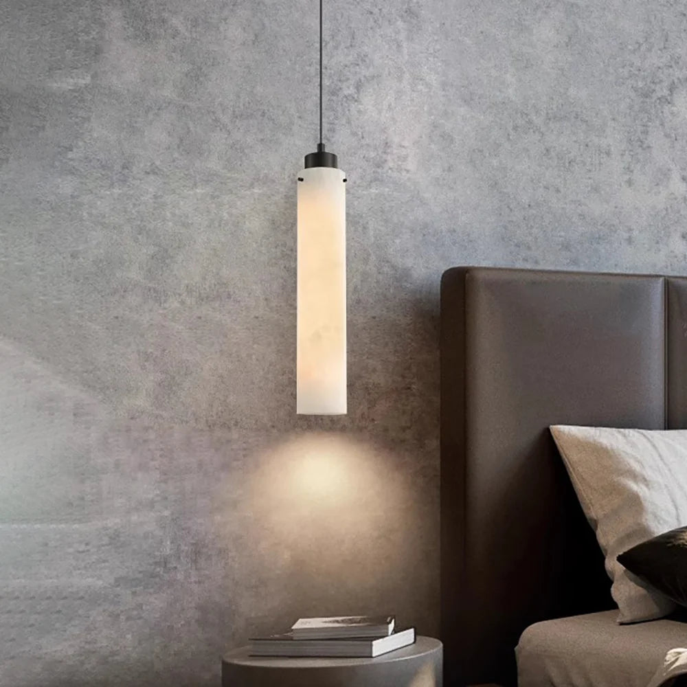 Simple Alabaster Pendant Lamp