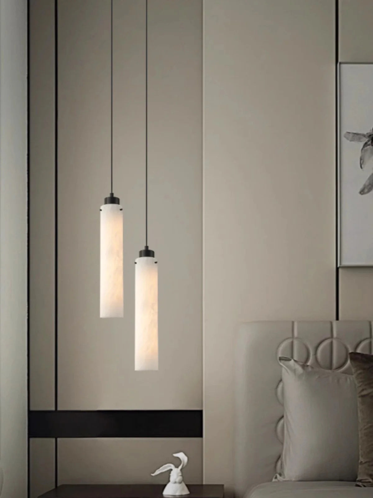 Simple Alabaster Pendant Lamp