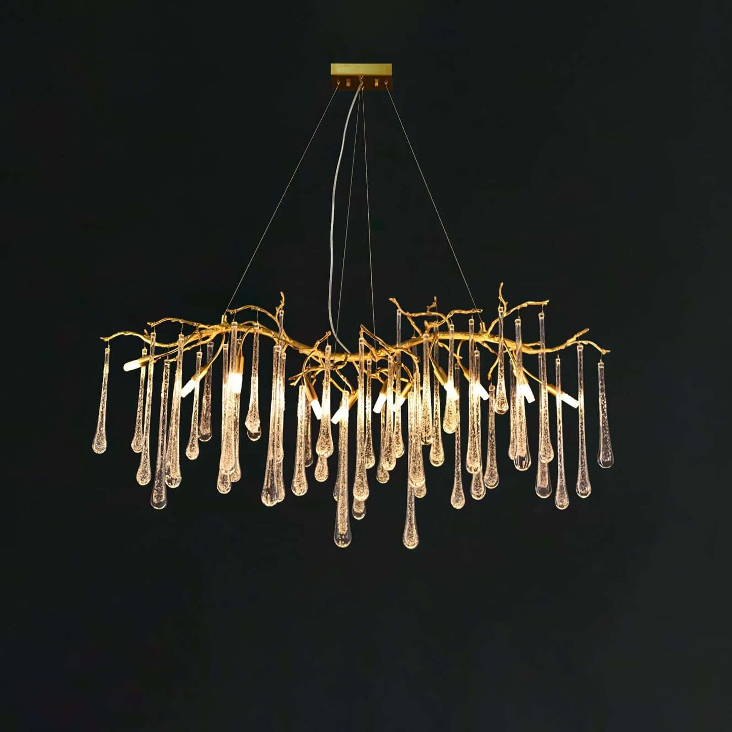 Aqua Makrama Chandeliers