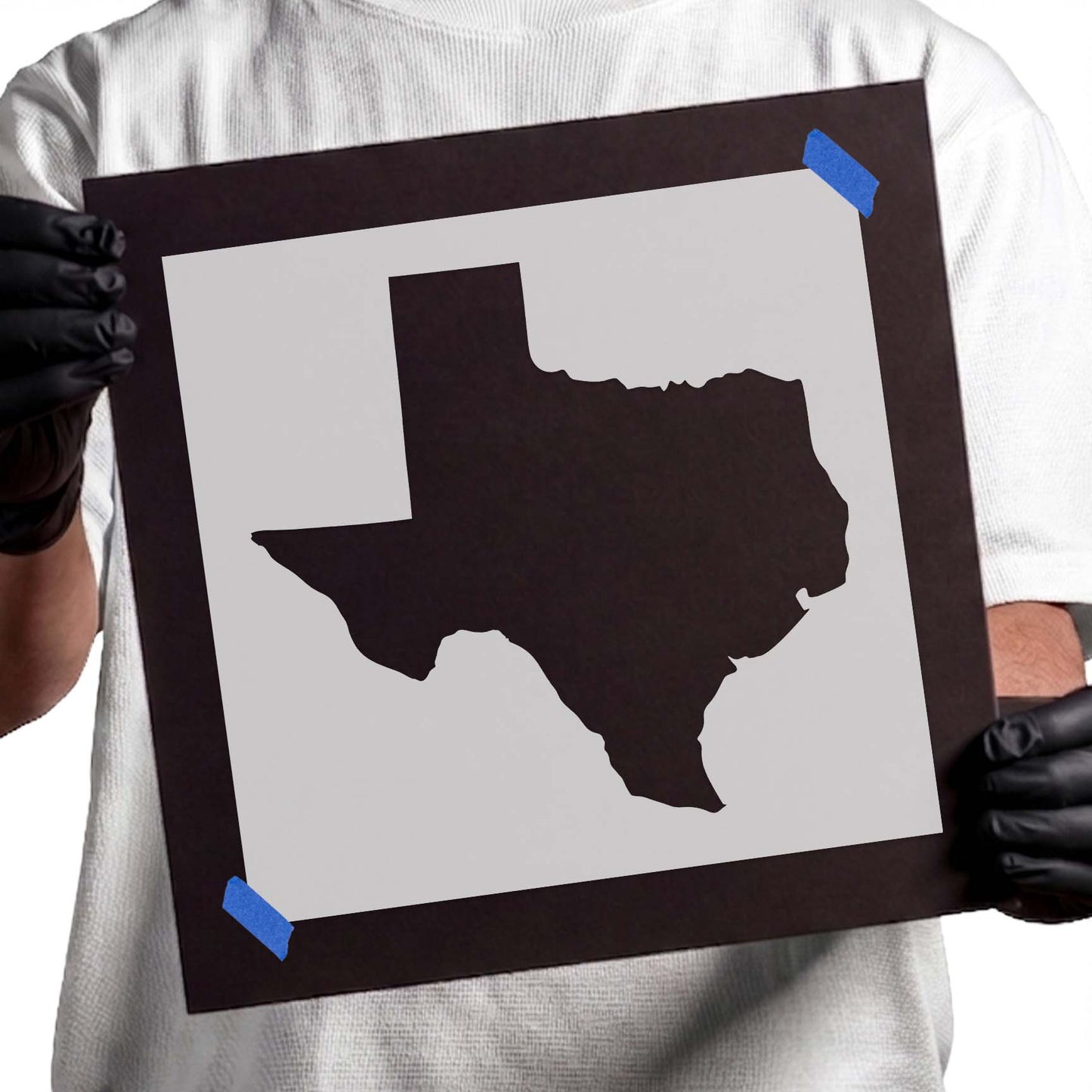 Texas State Outline Stencil