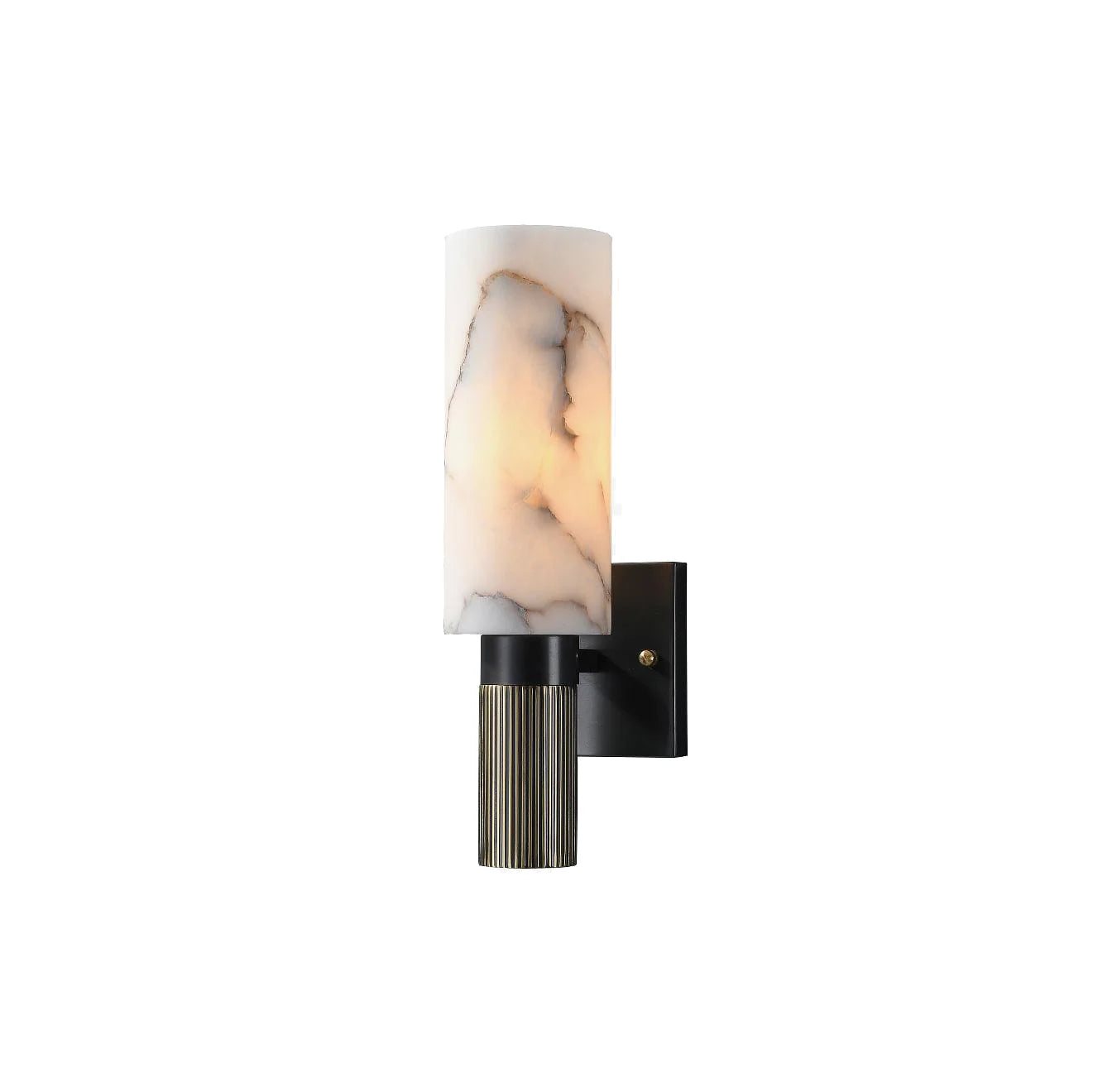 Torch Alabaster Wall Sconce