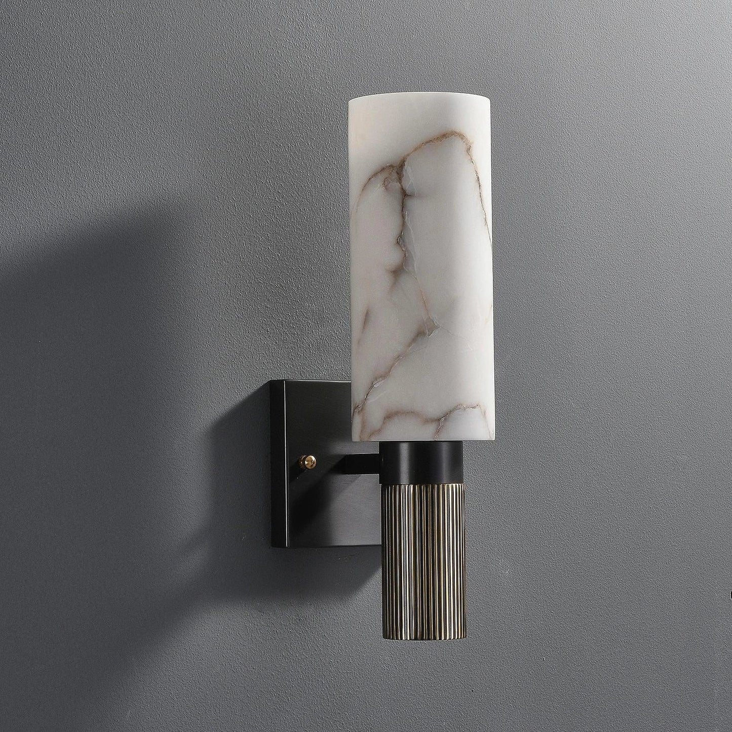 Torch Alabaster Wall Sconce