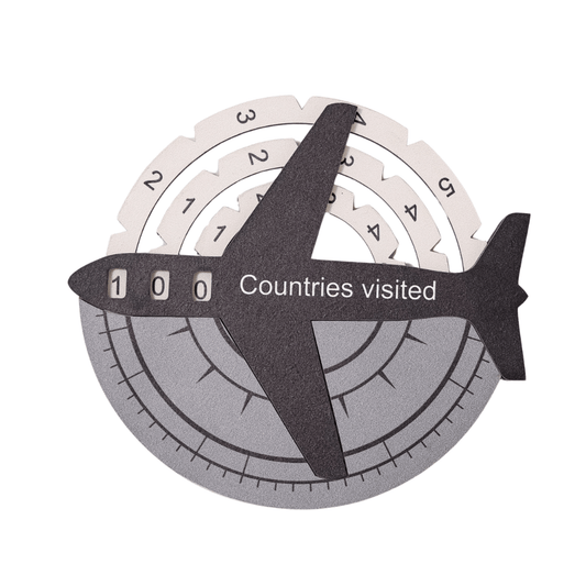 Travel Tracker 3D Wooden World Map – Nordik
