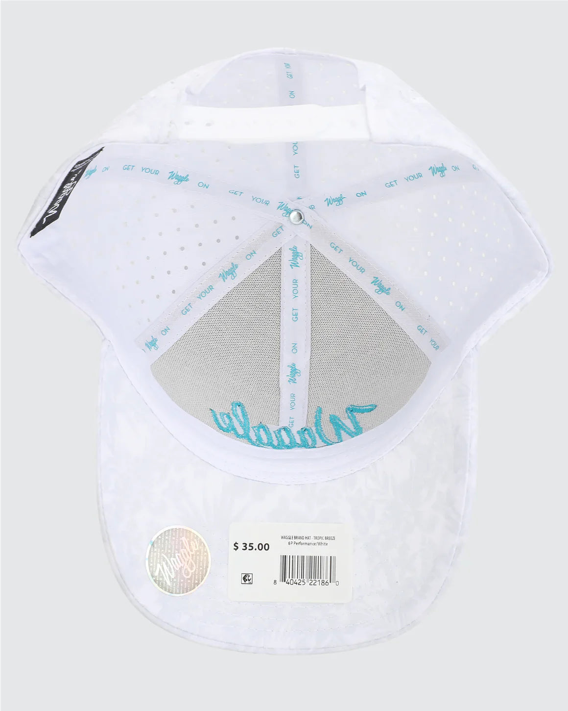 Waggle Low-Profile Snapback Hat - Tropic Breeze