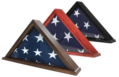 Flags Connections US Made Flag Case for 3' x 5' Flag ,Cherry Finish