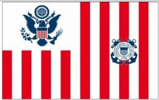 U.S. Coast Guard USCG Ensign, USCG Ensign Flag.